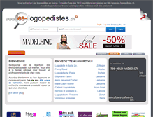 Tablet Screenshot of les-logopedistes.ch